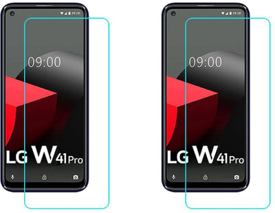 TINGTONG Tempered Glass Guard for LG W41 Pro(Pack of 2)
