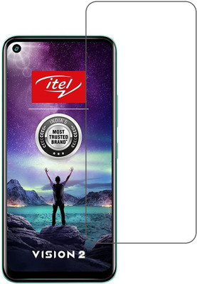 Slugabed Tempered Glass Guard for Itel Vision2(Pack of 1)