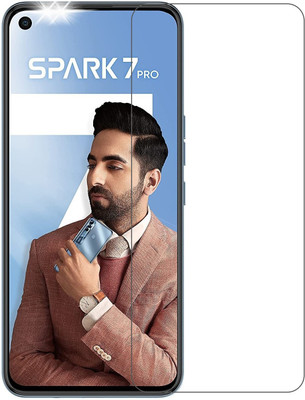 Slugabed Tempered Glass Guard for Tecno Spark 7 Pro(Pack of 1)