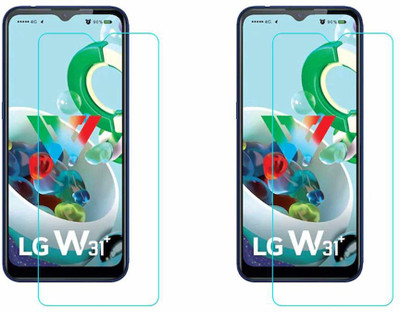 TINGTONG Tempered Glass Guard for LG W31 Plus(Pack of 2)
