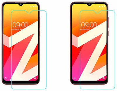 TINGTONG Tempered Glass Guard for Lava Z6(Pack of 2)