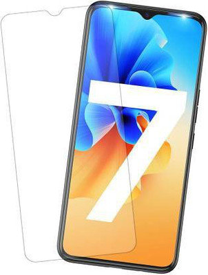 kentop Tempered Glass Guard for TECNO SPARK 7 + KF6J(Pack of 1)