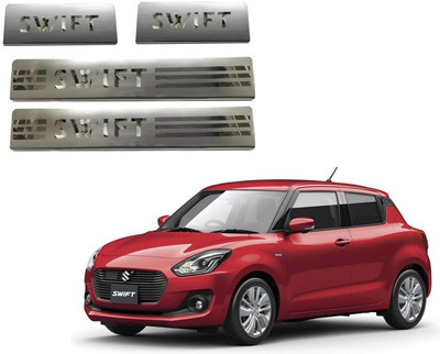 Auto Smart Look ASL1267	 Car Door Stainless Steel Sill Plate/Foot Step Plate For Maruti Swift Door Sill Plate