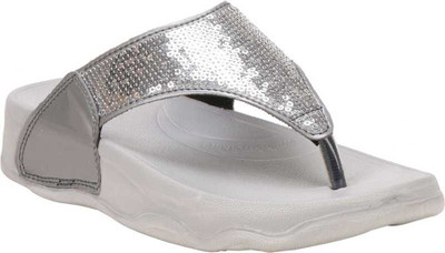 Theme United Women Flats(Silver , 5)