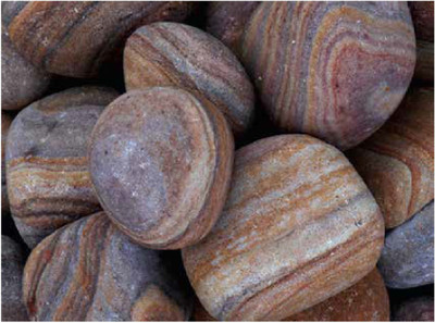 Naturally Green desert rainbow unpolished pebbles 2 kg Regular Asymmetrical Rock Pebbles(Multicolor 2 kg)