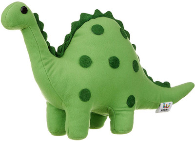 Webby Green Soft Dinosaur Plush Stuffed Toy 20cm - 20 cm(Green)