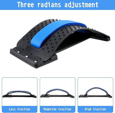 kepptal Multi-Level Back Stretcher Device for Back Pain Relief with Back Support Back / Lumbar Support