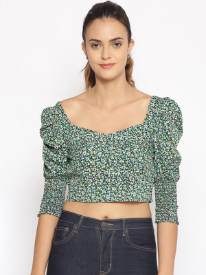 OXOLLOXO Casual Printed Women Multicolor Top