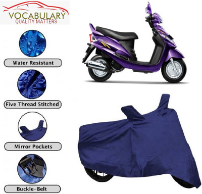 MEGA MARTZZ Waterproof Two Wheeler Cover for Mahindra(Rodeo RZ, Blue)