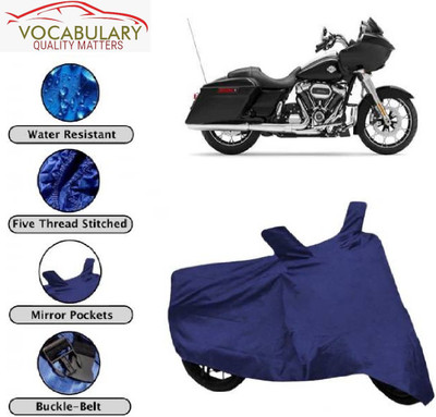 MEGA MARTZZ Waterproof Two Wheeler Cover for Harley Davidson(Road Glide Special, Blue)