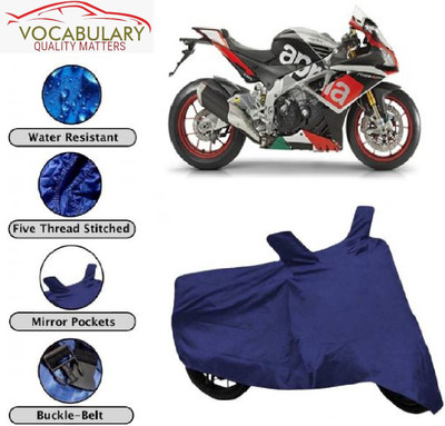 MEGA MARTZZ Waterproof Two Wheeler Cover for Aprilia(RSV4, Blue)