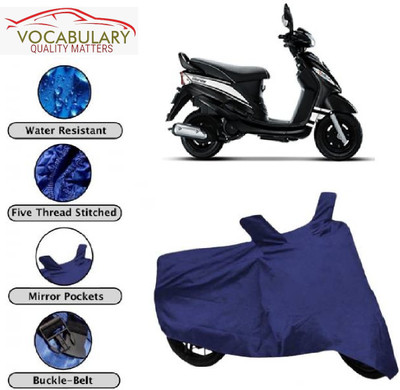 Astips Two Wheeler Cover for Mahindra(Rodeo, Blue)