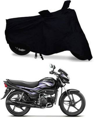 Amozkart Waterproof Two Wheeler Cover for Hero(Super Splendor, Black)