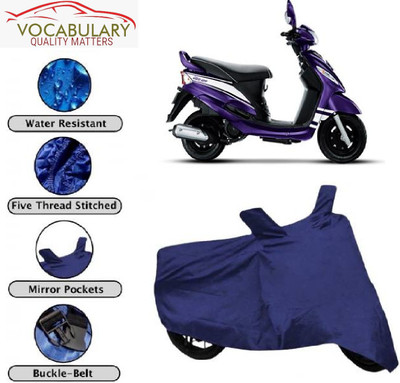 Astips Two Wheeler Cover for Mahindra(Rodeo UZO, Blue)