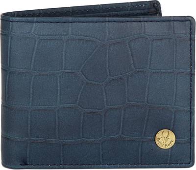 WILDHORN Men Casual Formal Blue Genuine Leather Wallet Price