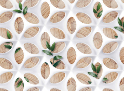 ASA PRINT SOLUTION Vinyl Abstract Multicolor Wallpaper(L x W: 325 cm x 40 cm)