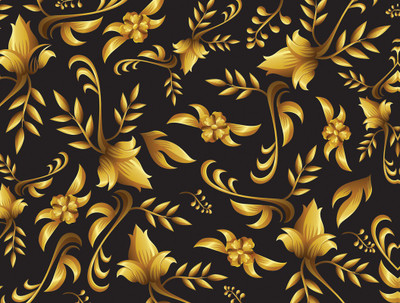 ASA PRINT SOLUTION Floral & Botanical Multicolor Wallpaper(40 cm x 127 cm)