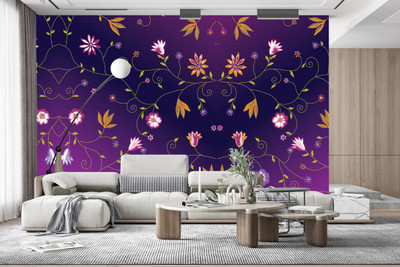 ASA PRINT SOLUTION Floral & Botanical Multicolor Wallpaper(325 cm x 40 cm)
