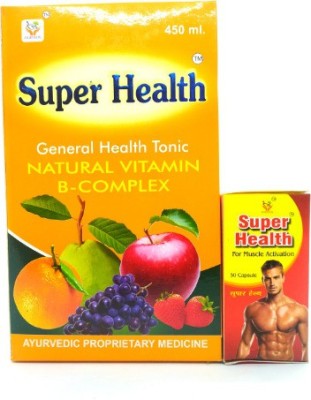 Super health GENERAL HEALTH TONIC AND CAPSULE COMBO PACK(Pack of 2)