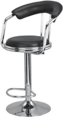 Guru Leatherette Bar Chair(Finish Color - Black, DIY(Do-It-Yourself))