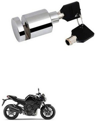 SRPHERE Heavy Disk-Lock-Round-Chrome-Bike 955 Disc Lock(Silver)