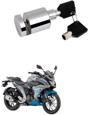 SRPHERE Heavy Disk-Lock-Round-Chrome-Bike 958 Disc Lock(Silver)