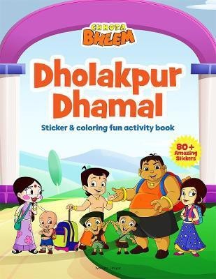 Chhota Bheem  - Sticker And Coloring Fun Activity Book By Miss & Chief(English, Paperback, unknown)