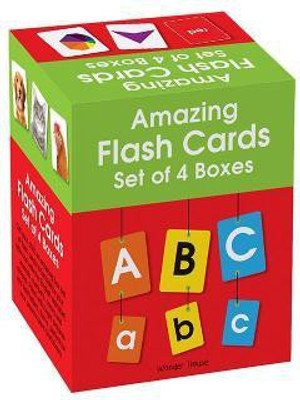 Amazing Flash Cards Set of 4 Boxes  - By Miss & Chief(English, Hardcover, Wonder House Books)
