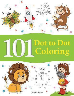 101 Dot to Dot Coloring  - By Miss & Chief 1 Edition(English, Paperback, Wonder House Books)