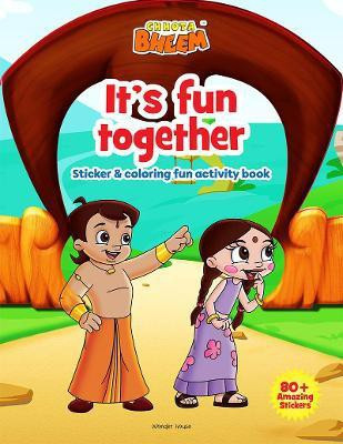 Chhota Bheem  - Sticker And Coloring Fun Activity Book By Miss & Chief(English, Paperback, unknown)
