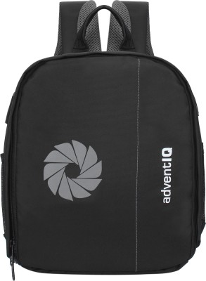 AdventIQ DSLR/SLR Camera Lens Shoulder Printed Backpack-(BNP 0197P-Camera Shutter)-Grey Clr  Camera Bag(Black with Grey Print)