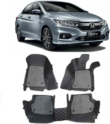 arneja trading company Leatherite 7D Mat For  Honda City(Black)