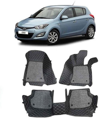 ARNEJA Leatherite 7D Mat For  Hyundai i20(Black)
