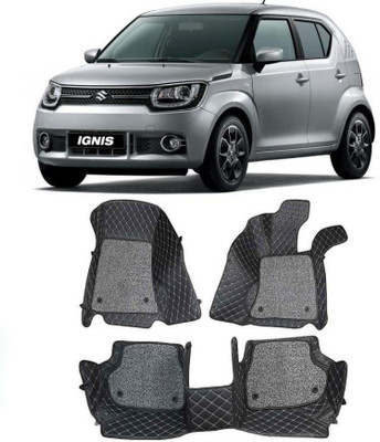arneja trading company Leatherite 7D Mat For  Maruti Ignis(Black)