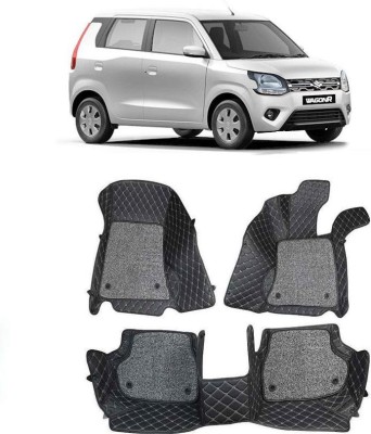 ARNEJA Leatherite 7D Mat For  Maruti Suzuki WagonR(Black)