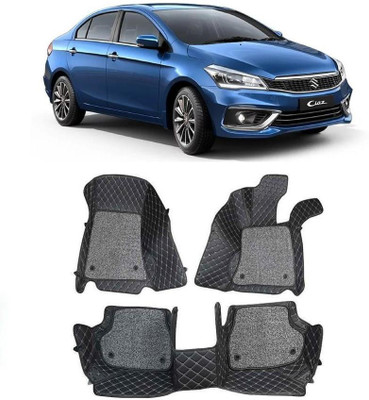 arneja trading company Leatherite 7D Mat For  Maruti Ciaz(Black)