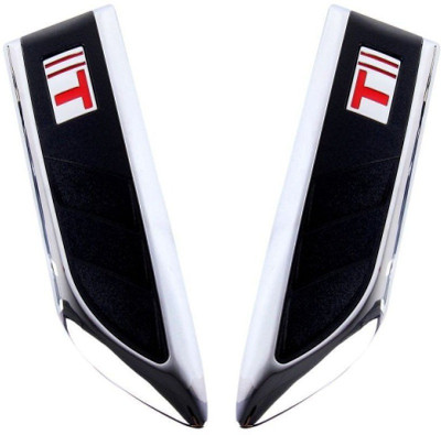 Znee Smart Sticker & Decal for Car(Black, Silver)
