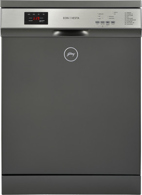 Godrej DWF EON VES 13Z STI GPGR Free Standing 14 Place Settings Intensive Kadhai Cleaning| No Pre-rinse Required Dishwasher