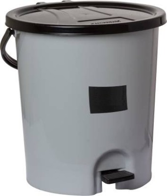 AK HUB Pedal Dustbin for Home / Office / Hospital / Medical Bin With Lid Dry and Wet Dustbin (12 ltr) _ ( Black ) Plastic Dustbin(Black)