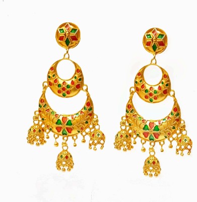 balaji gold assamese earrings Copper Hoop Earring