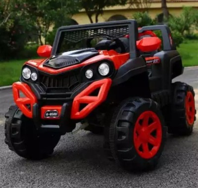 oh baby OH BABY by flipkart KIDS 6500 JEEP Rechargeable RideOn, Remote for Kids (2-7 Yr) Bike Battery Operated Ride On(Red, Black)