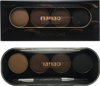 maliao Eye Brow cake 4 Color Palette 4 g(Multicolor)