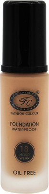 FASHION COLOUR OIL FREE FOUNDATION IF09 SHADE 03 Foundation(Golden Beige, 30 ml)