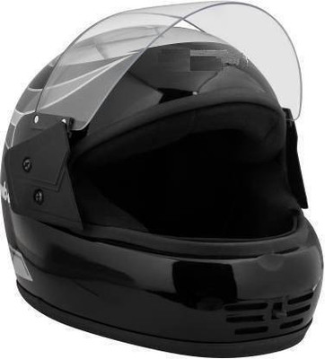 NHC GREAT SILVER KIMI HELMET Motorbike Helmet(SILVER BLACK)