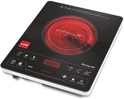 CELLO 2000 W Induction Cooktop Touch Panel(Black, Blazing 400)