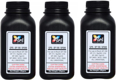 GPS Colour Your Dreams Toner Powder Refill for Universal Cartridge - 100gm Black Ink Toner Powder