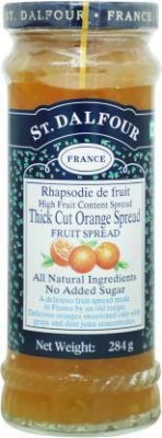 Weikfield St. Dalfour Thick Cut Orange Flavor French Spread ( IMPORTED ) Jam with All natural Ingredients and No Sugar Added 284 g