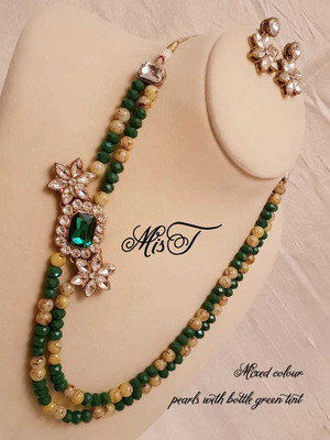 CATALYST Alloy Copper Green, Yellow Jewellery Set(Pack of 1)