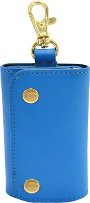 MANDAVA Genuine Leather Unisex Key Case With Belt Hook And 6 Key Hooks Key Chain