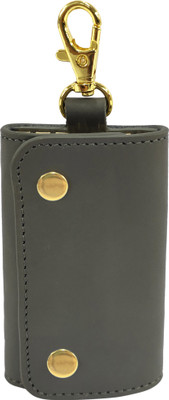 MANDAVA Genuine Leather Unisex Key Pouch With Belt Hook And 6 Key Hooks Key Chain